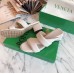 Bottega Veneta Band Sandals 55MM In White Calfskin Bottega Veneta Band Sandals 55MM In White Calfskin