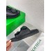 Bottega Veneta Jack Flat Slides in Black Lambskin Bottega Veneta Jack Flat Slides in Black Lambskin