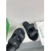 Bottega Veneta Jack Flat Slides in Black Lambskin Bottega Veneta Jack Flat Slides in Black Lambskin