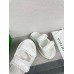Bottega Veneta Jack Flat Slides in White Lambskin Bottega Veneta Jack Flat Slides in White Lambskin