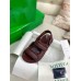 Bottega Veneta Jack Flat Slingback Sandals in Bordeaux Lambskin Bottega Veneta Jack Flat Slingback Sandals in Bordeaux Lambskin