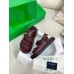 Bottega Veneta Jack Flat Slingback Sandals in Bordeaux Lambskin Bottega Veneta Jack Flat Slingback Sandals in Bordeaux Lambskin