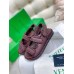 Bottega Veneta Jack Flat Slingback Sandals in Bordeaux Lambskin Bottega Veneta Jack Flat Slingback Sandals in Bordeaux Lambskin