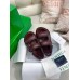 Bottega Veneta Jack Flat Slingback Sandals in Bordeaux Lambskin Bottega Veneta Jack Flat Slingback Sandals in Bordeaux Lambskin