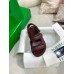 Bottega Veneta Jack Flat Slingback Sandals in Bordeaux Lambskin Bottega Veneta Jack Flat Slingback Sandals in Bordeaux Lambskin