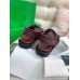 Bottega Veneta Jack Flat Slingback Sandals in Bordeaux Lambskin Bottega Veneta Jack Flat Slingback Sandals in Bordeaux Lambskin
