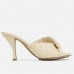 Bottega Veneta Blink Mules 80mm in Beige Intrecciato Lambskin Bottega Veneta Blink Mules 80mm in Beige Intrecciato Lambskin