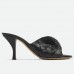 Bottega Veneta Blink Mules 80mm in Black Intrecciato Lambskin Bottega Veneta Blink Mules 80mm in Black Intrecciato Lambskin