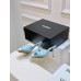 Bottega Veneta Blink Mules 80mm in Blue Intrecciato Lambskin Bottega Veneta Blink Mules 80mm in Blue Intrecciato Lambskin