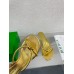 Bottega Veneta Blink Sandals 50mm in Gold Metallic Lambskin Bottega Veneta Blink Sandals 50mm in Gold Metallic Lambskin