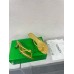 Bottega Veneta Blink Sandals 50mm in Gold Metallic Lambskin Bottega Veneta Blink Sandals 50mm in Gold Metallic Lambskin
