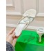 Bottega Veneta Blink Sandals 80mm in White Lambskin Bottega Veneta Blink Sandals 80mm in White Lambskin