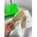 Bottega Veneta Knot Sandals 90mm in Beige Lambskin Bottega Veneta Knot Sandals 90mm in Beige Lambskin