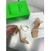 Bottega Veneta Knot Sandals 90mm in Beige Lambskin Bottega Veneta Knot Sandals 90mm in Beige Lambskin