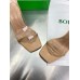 Bottega Veneta Knot Sandals 90mm in Beige Lambskin Bottega Veneta Knot Sandals 90mm in Beige Lambskin