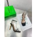 Bottega Veneta Knot Sandals 90mm in Black Lambskin