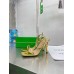 Bottega Veneta Knot Sandals 90mm in Gold Leather