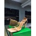 Bottega Veneta Stretch Chain Sandals In Pink Lambskin Bottega Veneta Stretch Chain Sandals In Pink Lambskin