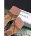 Bottega Veneta Stretch Chain Sandals In Pink Lambskin Bottega Veneta Stretch Chain Sandals In Pink Lambskin