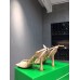 Bottega Veneta Stretch Chain Sandals In Pink Lambskin Bottega Veneta Stretch Chain Sandals In Pink Lambskin