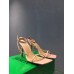 Bottega Veneta Stretch Chain Sandals In Pink Lambskin Bottega Veneta Stretch Chain Sandals In Pink Lambskin
