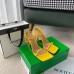 Bottega Veneta Stretch Chain Sandals In Yellow Lambskin Bottega Veneta Stretch Chain Sandals In Yellow Lambskin