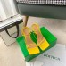 Bottega Veneta Stretch Chain Sandals In Yellow Lambskin Bottega Veneta Stretch Chain Sandals In Yellow Lambskin