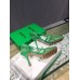 Bottega Veneta Stretch Sandals In Green Mesh Bottega Veneta Stretch Sandals In Green Mesh