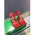 Bottega Veneta Stretch Sandals In Red Mesh Bottega Veneta Stretch Sandals In Red Mesh