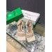 Bottega Veneta Stretch Sandals In White Mesh Bottega Veneta Stretch Sandals In White Mesh