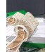 Bottega Veneta Stretch Sandals In White Mesh Bottega Veneta Stretch Sandals In White Mesh