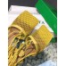 Bottega Veneta Stretch Sandals In Yellow Mesh Bottega Veneta Stretch Sandals In Yellow Mesh