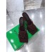 Bottega Veneta Stretch Sandals In Chocolate Elasticized Raffia