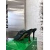 Bottega Veneta Stretch Sandals In Green Elasticized Raffia