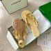 Bottega Veneta Dot Thong Sandals In Beige Lambskin Bottega Veneta Dot Thong Sandals In Beige Lambskin