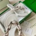 Bottega Veneta Dot Thong Sandals In White Lambskin Bottega Veneta Dot Thong Sandals In White Lambskin