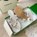 Bottega Veneta Dot Thong Sandals In White Lambskin Bottega Veneta Dot Thong Sandals In White Lambskin