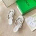 Bottega Veneta Dot Thong Sandals In White Lambskin Bottega Veneta Dot Thong Sandals In White Lambskin