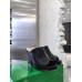 Bottega Veneta Stack Platform Sandals In Black Lambskin