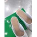 Bottega Veneta Stack Platform Sandals In White Lambskin