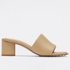 Bottega Veneta Band 55MM Sandals In Beige Calfskin Bottega Veneta Band 55MM Sandals In Beige Calfskin