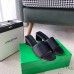Bottega Veneta Band 55MM Sandals In Black Calfskin Bottega Veneta Band 55MM Sandals In Black Calfskin