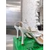 Bottega Veneta Stretch Sandals 90MM In White Lambskin Bottega Veneta Stretch Sandals 90MM In White Lambskin