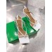 Bottega Veneta Stretch Sandals 90MM In White Lambskin Bottega Veneta Stretch Sandals 90MM In White Lambskin