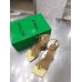 Bottega Veneta Stretch Sandals In Gold Metallic Lambskin