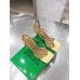 Bottega Veneta Stretch Sandals In Gold Metallic Lambskin