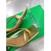 Bottega Veneta Stretch Sandals In Gold Metallic Lambskin