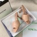 Bottega Veneta Rubber Lido Sandals In Pink Quilted Lambskin