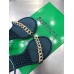 Bottega Veneta Dot Sandals with Chain Straps In Inkwell Lambskin Bottega Veneta Dot Sandals with Chain Straps In Inkwell Lambskin