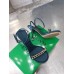 Bottega Veneta Dot Sandals with Chain Straps In Inkwell Lambskin Bottega Veneta Dot Sandals with Chain Straps In Inkwell Lambskin